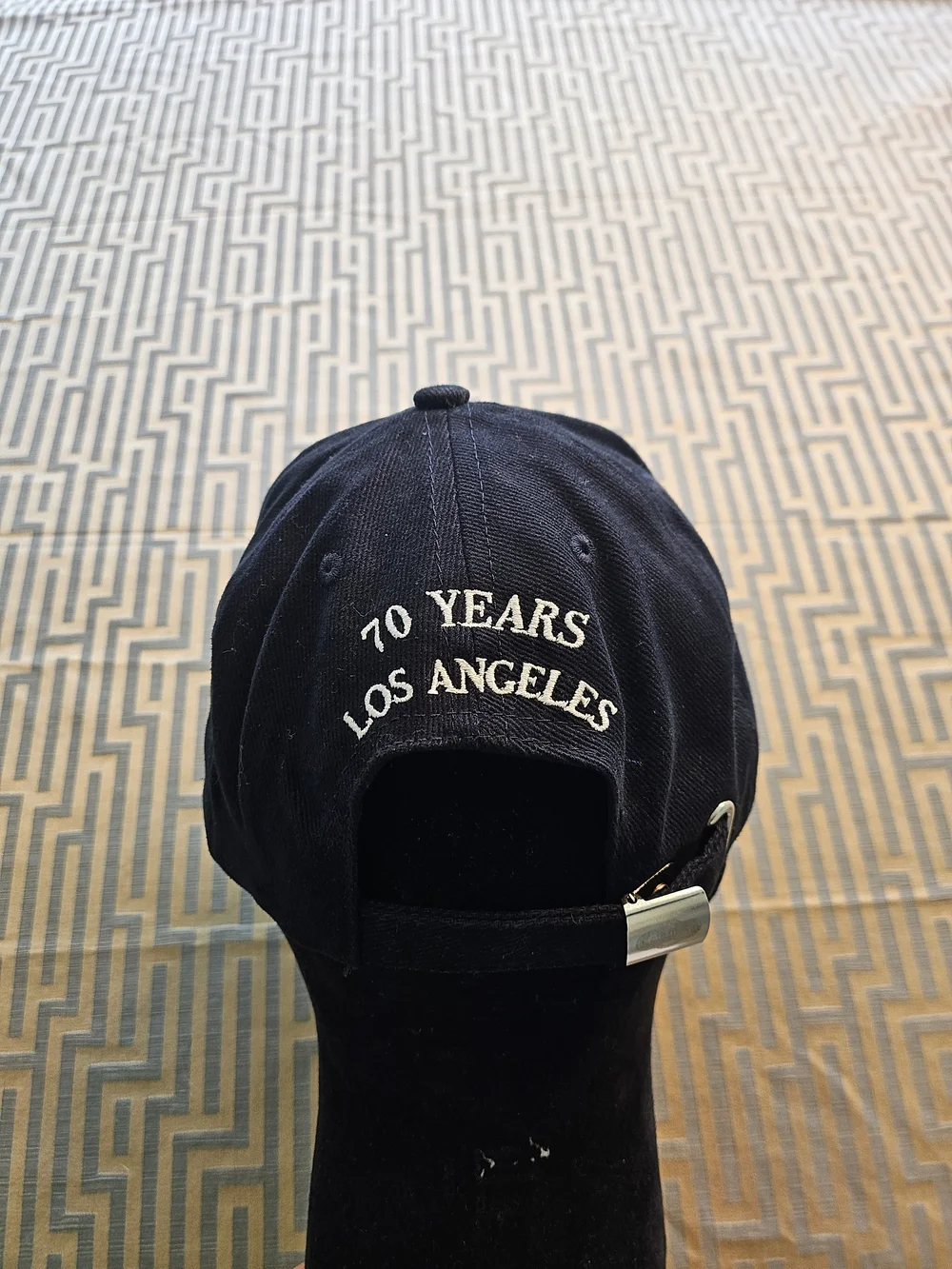 Factor's Famous Deli Black Baseball Cap with Embroidered Patch